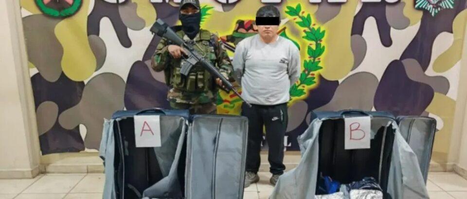 La Felcn halla marihuana en dos maletas dentro de un bus