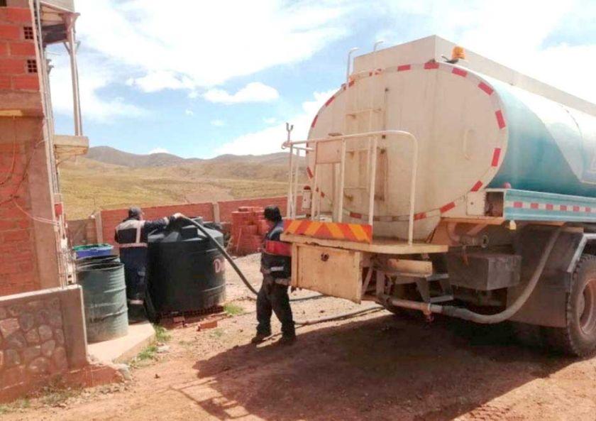 Potosí: cuatro comunidades no tienen de agua para el consumo humano