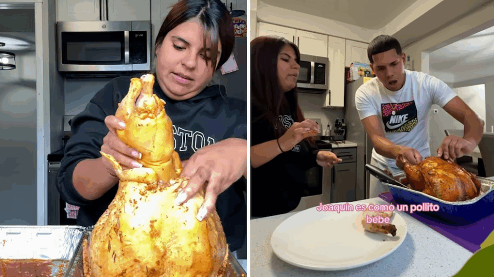 Su pareja le hizo creer a su novio que cocinó a una gallina embarazada