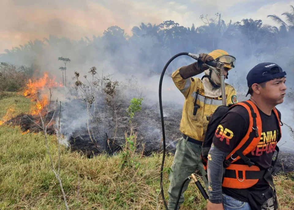 Aumentan los incendios en Santa Cruz, la Gobernación reporta 22