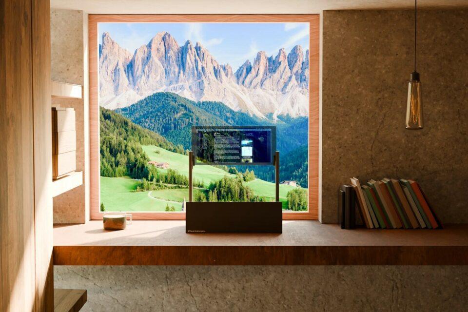 Crean primer monitor transparente para PC usando tecnología de aviación
