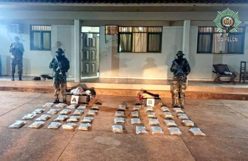 La Felcn decomisa casi media tonelada de droga en Santa Cruz