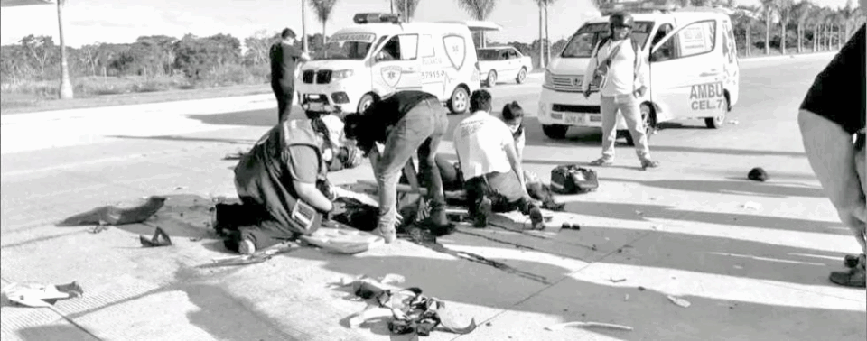 Choque frontal entre dos motos cobra la vida de un joven en Santa Cruz