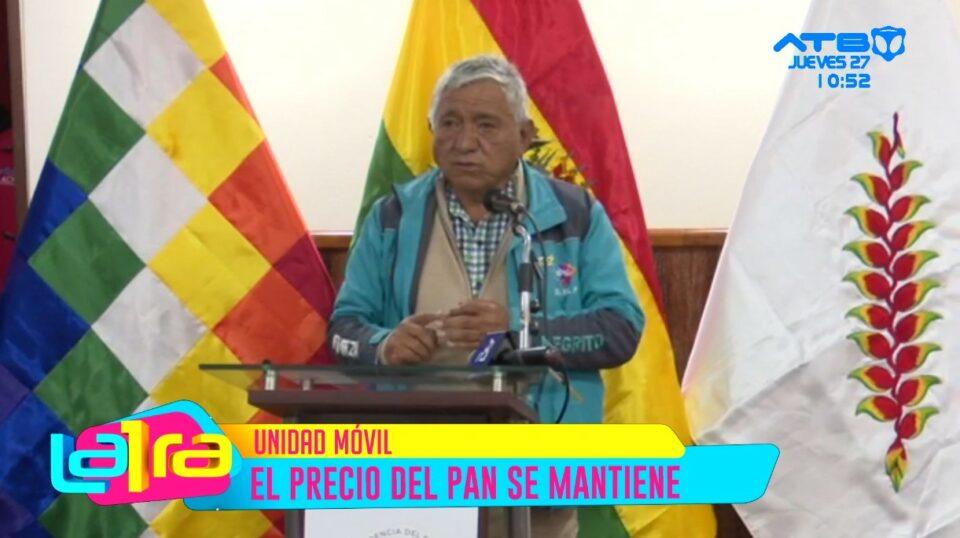 Alcalde de La Paz afirma que el precio del pan "no se puede mover" y exige arraigo contra los dirigentes panaderos