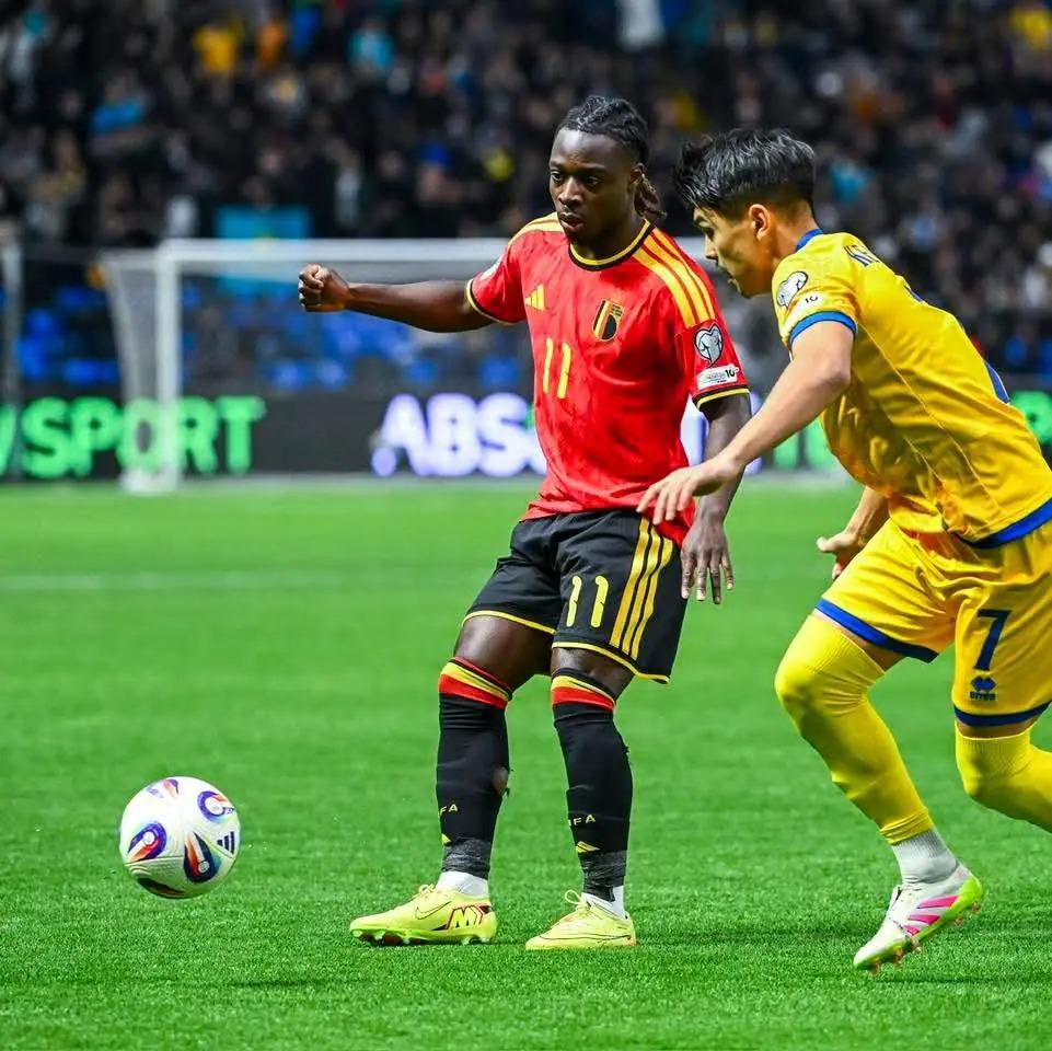 Bélgica empata 1-1 en Kazajistán y sigue sin sellar boleto al Mundial