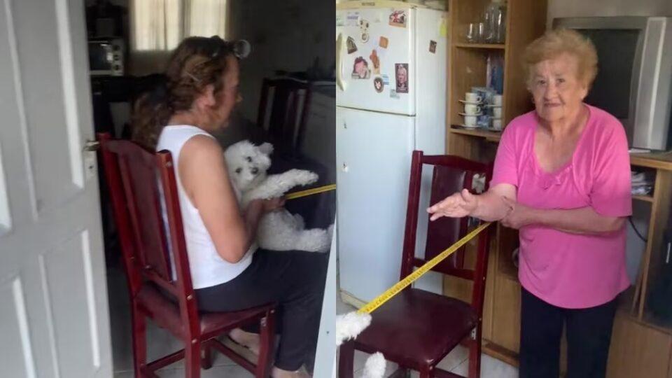 Un joven entró a la casa de su abuela y quedó helado al ver al perro familiar en medio de un ritual