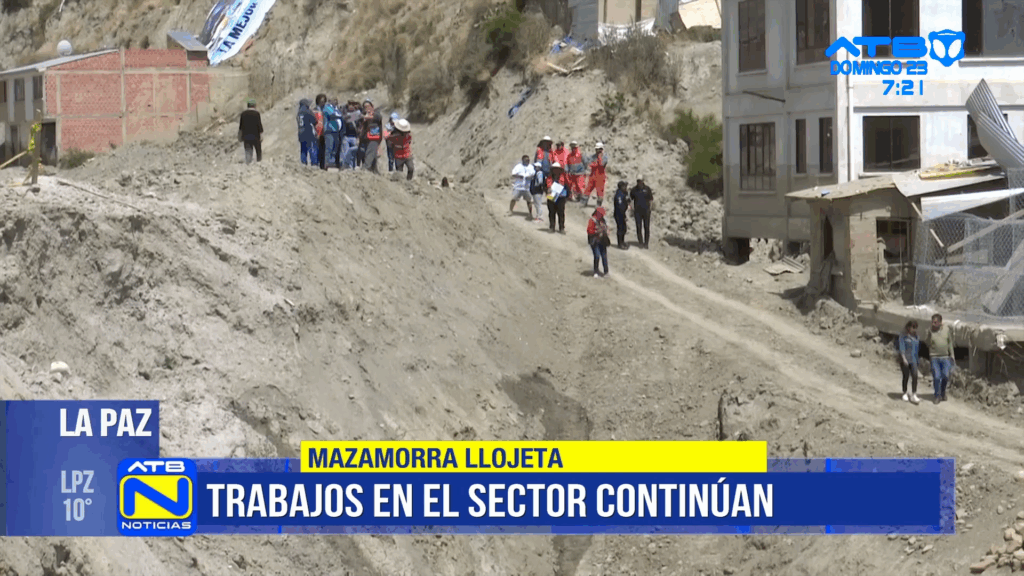 A un año de la mazamorra en Llojeta, continúan trabajos municipales