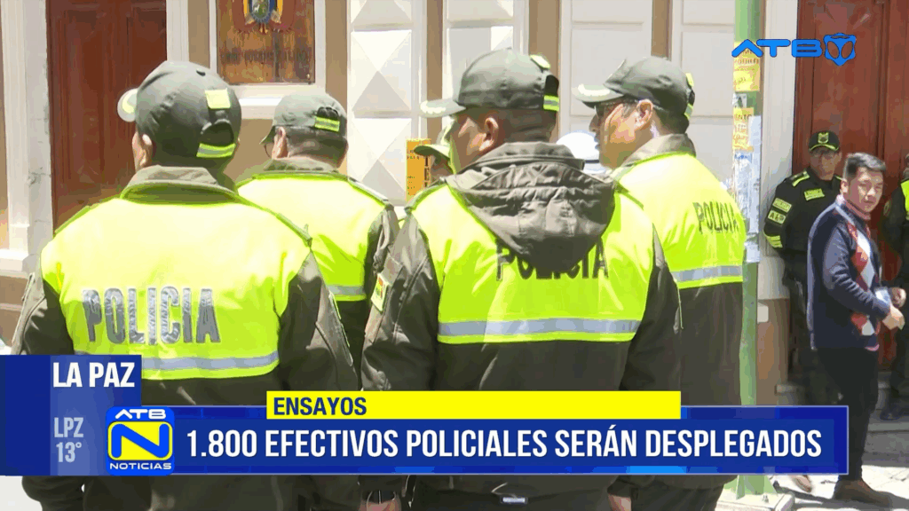 Policía desplegará 1.800 efectivos para transmisión de mando