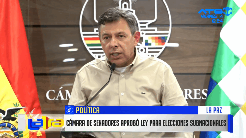Senado aprueba proyecto de ley para elecciones subnacionales