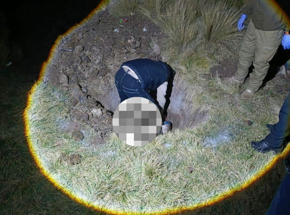 Un joven en La Paz quitó la vida a su pareja y luego enterró el cadáver en un terreno baldío