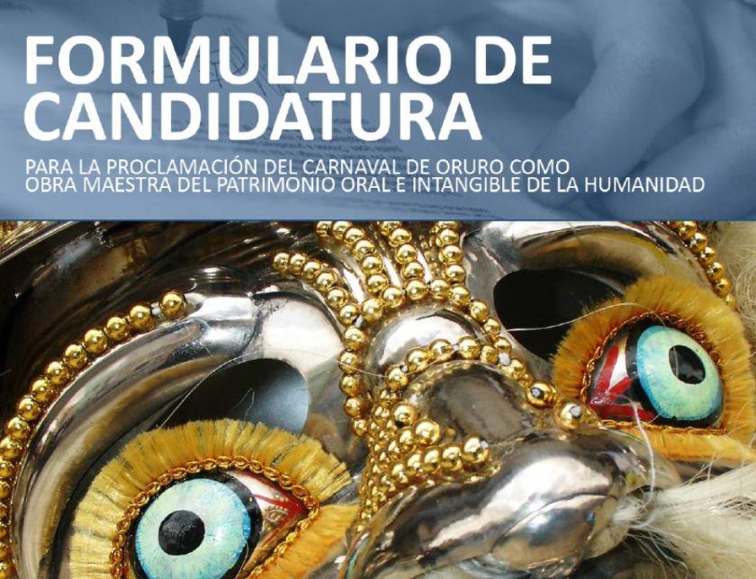 El Carnaval de Oruro sí inscribió danzas en la Unesco