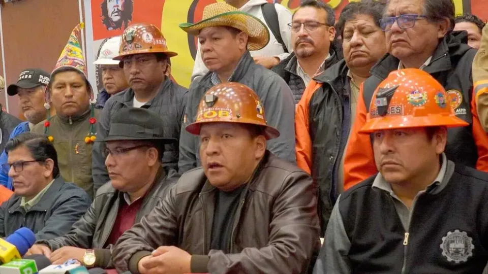 COB convoca ‘Gran Marcha’ el lunes desde El Alto contra el Decreto 5503