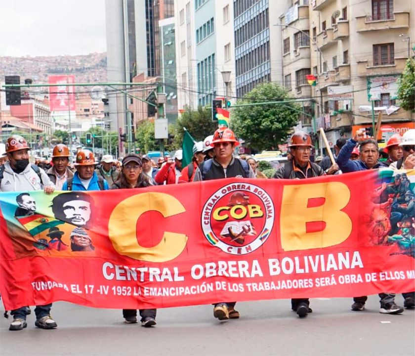 La COB no da marcha atrás y decide continuar con movilizaciones