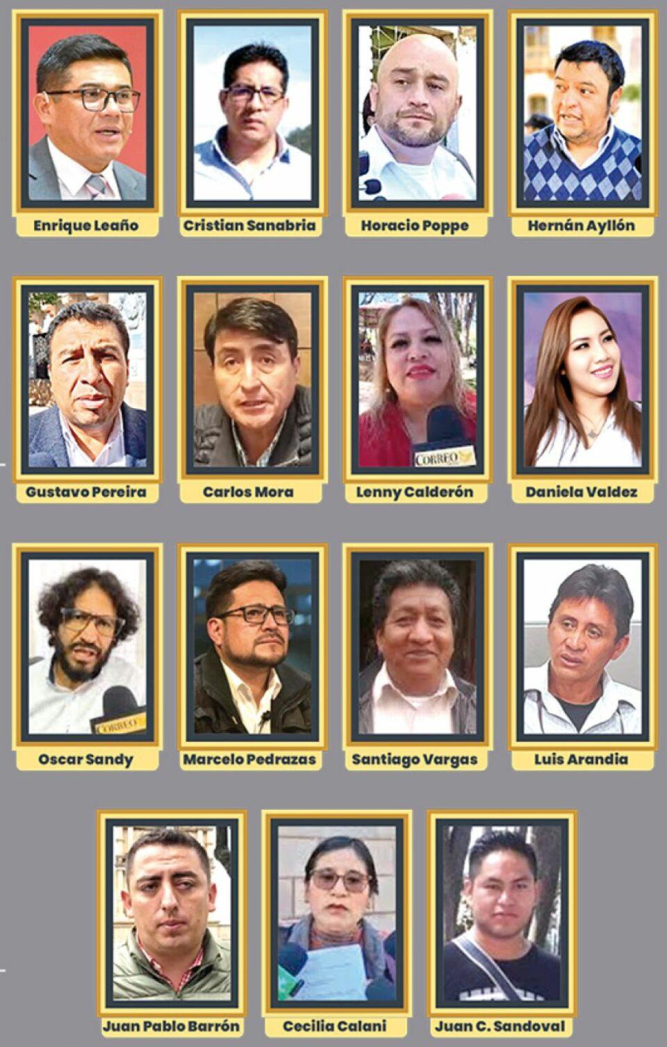 16 precandidatos buscan llegar a la silla municipal de Sucre