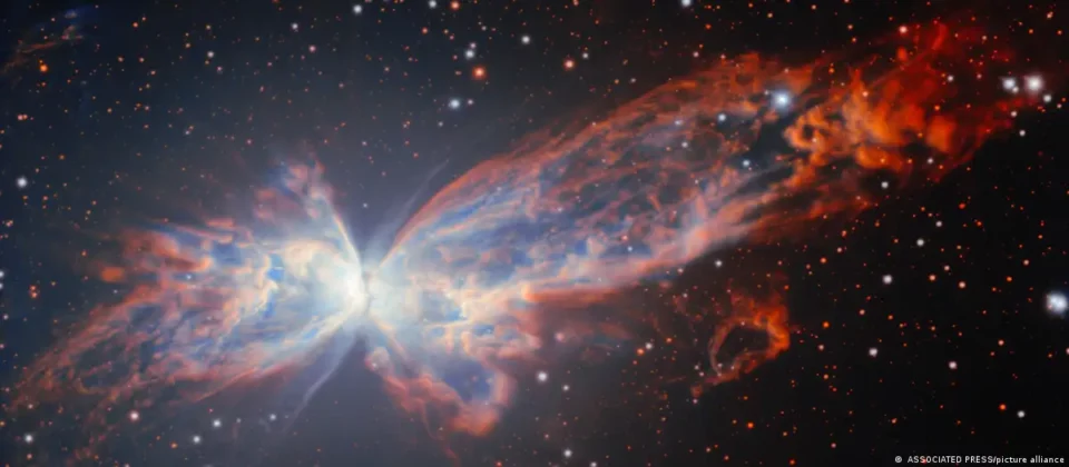 Astrónomos captan una estructura en forma de mariposa a 2.500 años luz con un telescopio