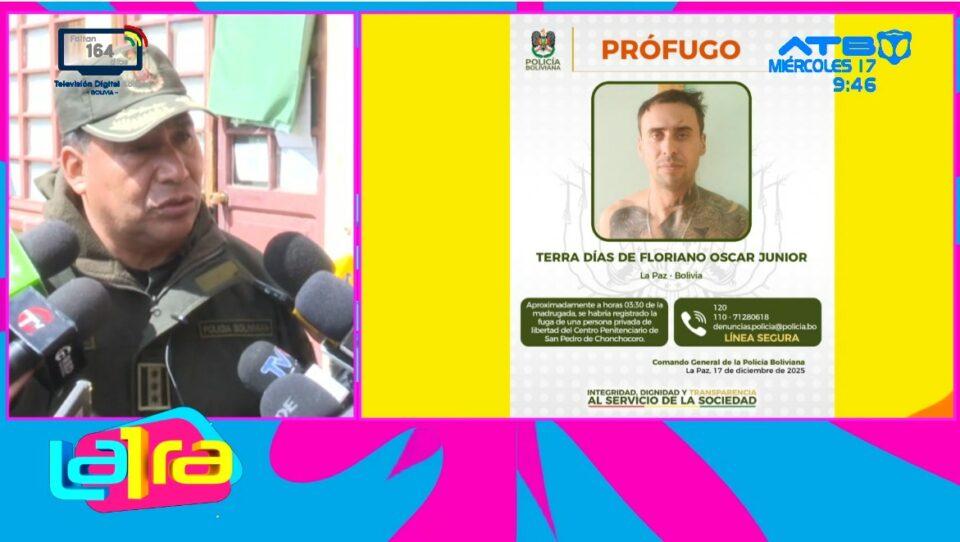 Policía activa protocolos en coordinación con Brasil para capturar a reos fugitivos "de alta peligrosidad"