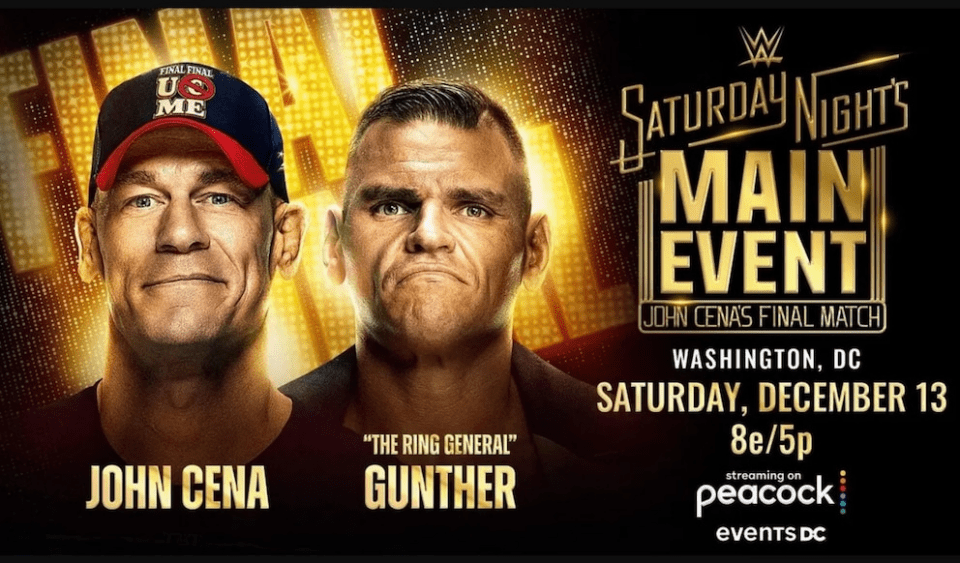 John Cena pone fin a su carrera en WWE y se despedirá del ring este sábado