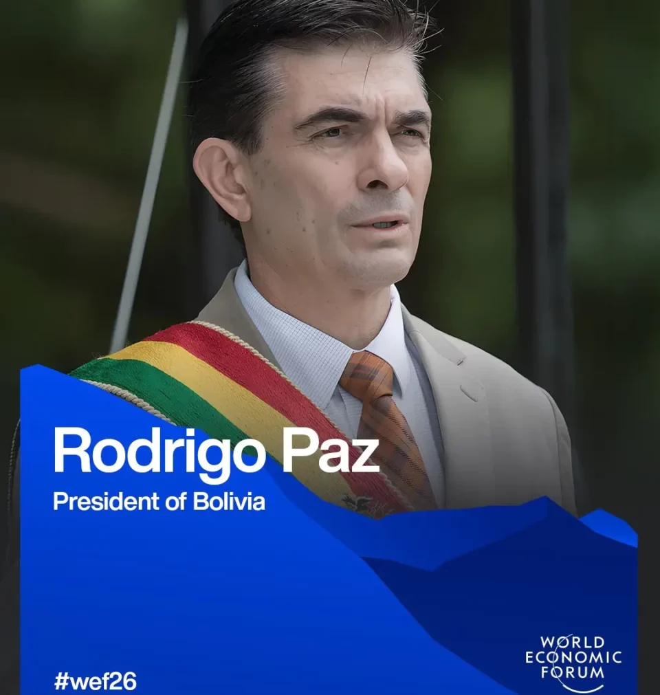 Foro Económico Mundial 2026 anuncia la participación de la Paz en Suiza