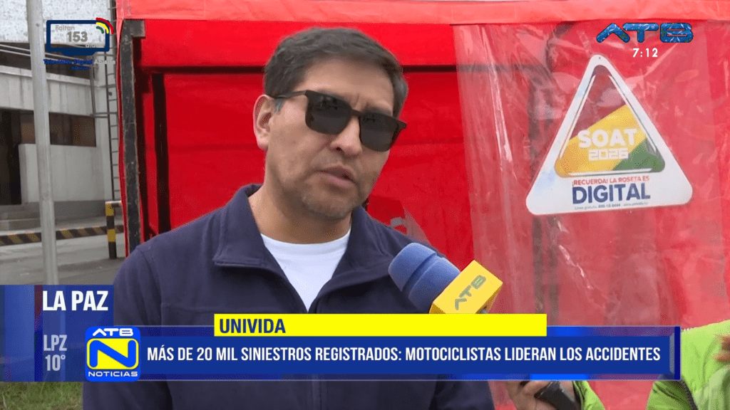 Se registraron 20 mil siniestros automovilísticos en bolivia; motos lideran los accidentes en 2025