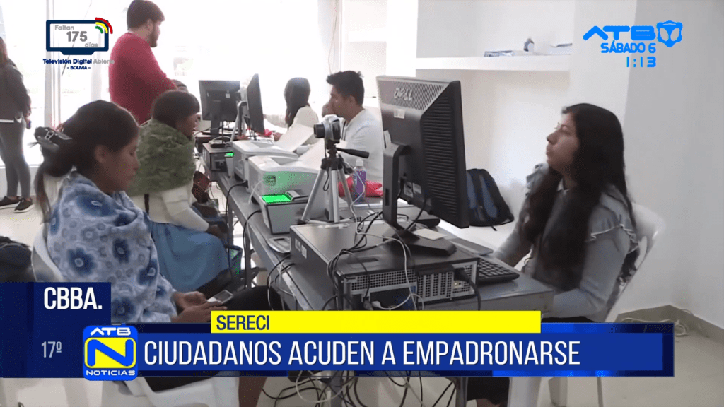 Empadronamiento biométrico avanza en Cochabamba