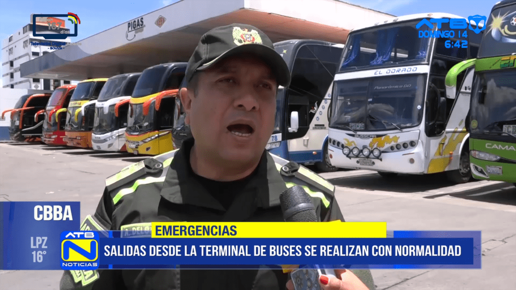 Cochabamba: Salida de buses al oriente es normal, recomiendan precaución en puente Ichoa