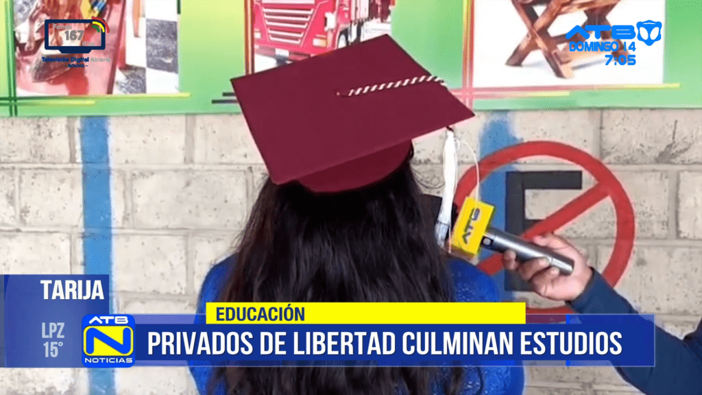 Privados de libertad en Tarija culminan estudios y obtienen títulos de bachiller, técnico medio y superior