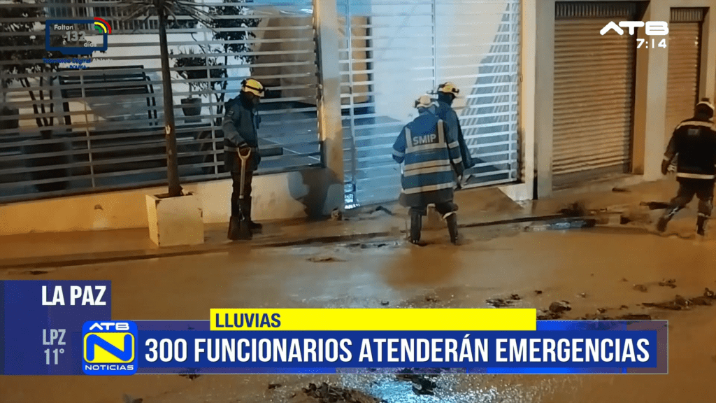 300 funcionarios municipales desplegados para atender emergencias por lluvias