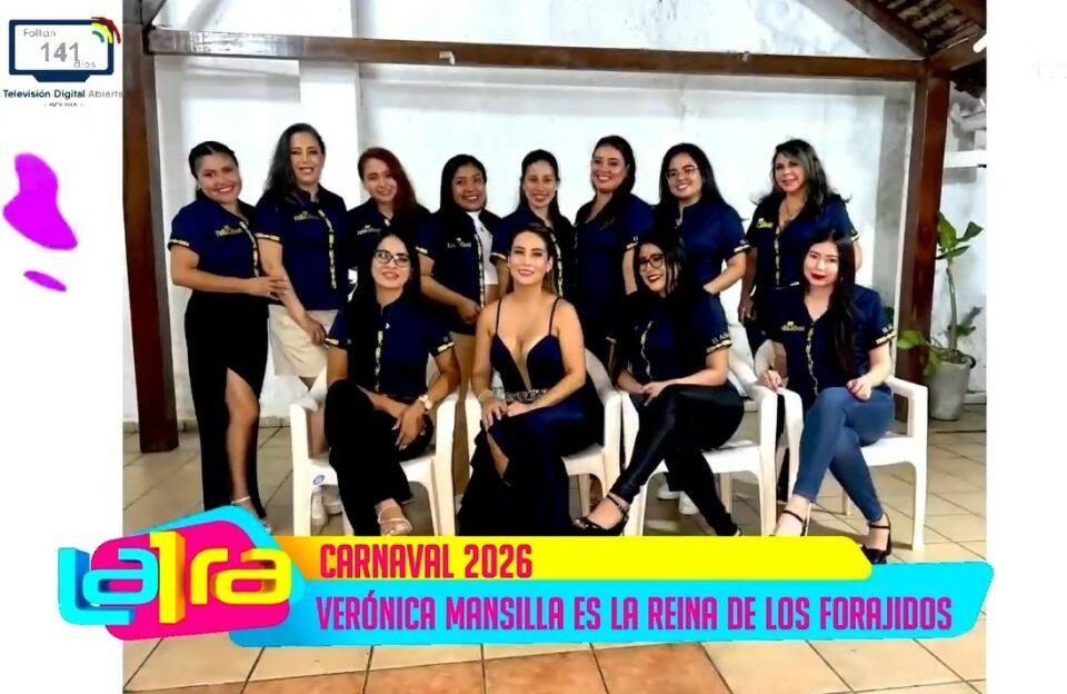 Carnaval cruceño: Verónica Mansilla es proclamada la reina de los Forajidos