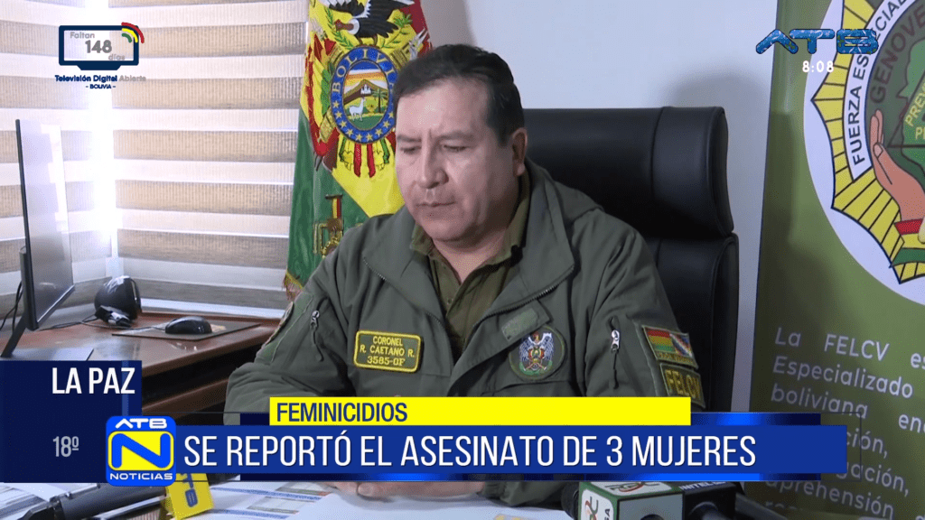 FELCV reporta tres feminicidios durante las fiestas de fin de año