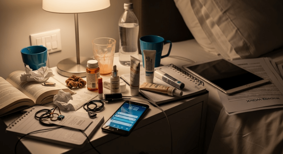 Cinco objetos que nunca deberían estar en la mesa de luz y cómo afectan el descanso, según expertos