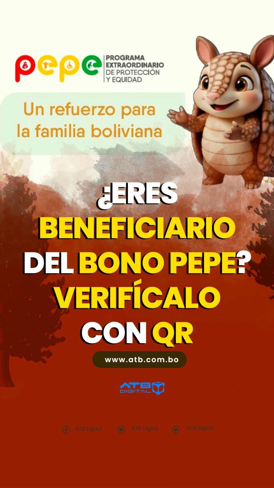 ¿Eres beneficiario del Bono PEPE? Verifícalo con QR