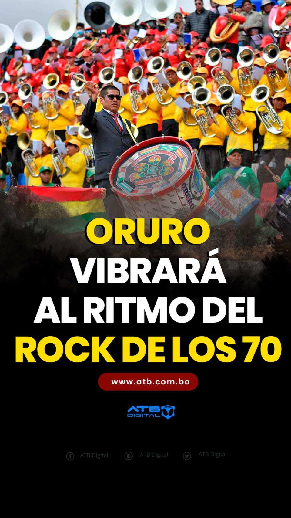 Oruro vibrará al ritmo del rock de los 70