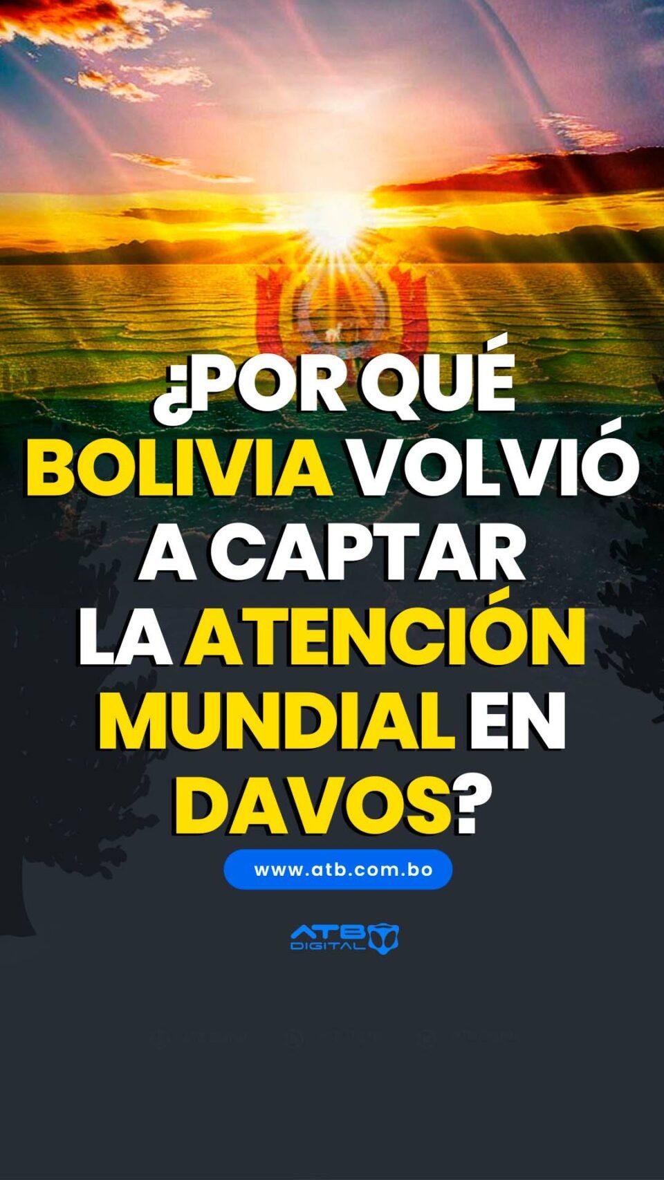 ¿Por qué Bolivia volvió a captar la atención mundial en Davos?