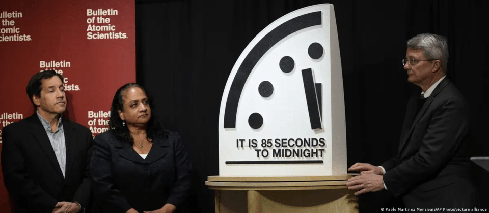 El Reloj del Apocalipsis se acerca más que nunca a la destrucción
