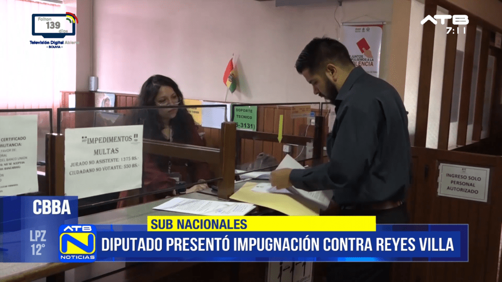 Diputado impugna habilitación de Reyes Villa ante el Tribunal Electoral