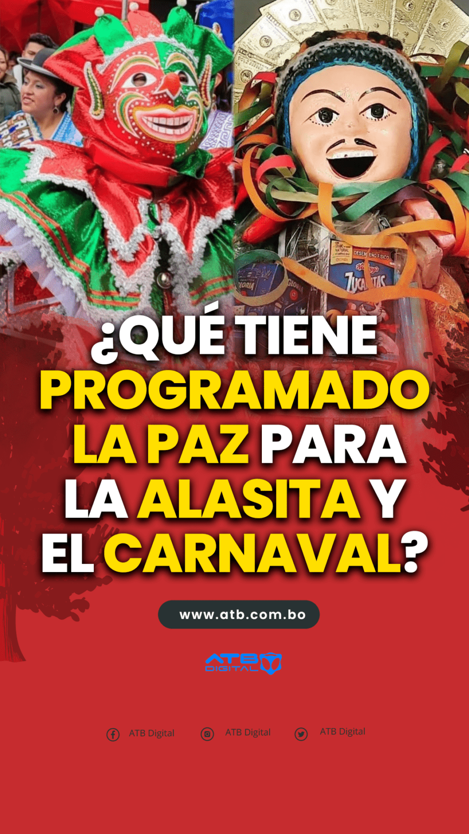 ¿Qué tiene programado La Paz para la Alasita y el Carnaval?