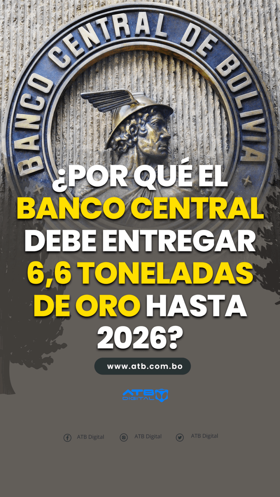¿Por qué el Banco Central debe entregar 6,6 toneladas de oro hasta 2026?