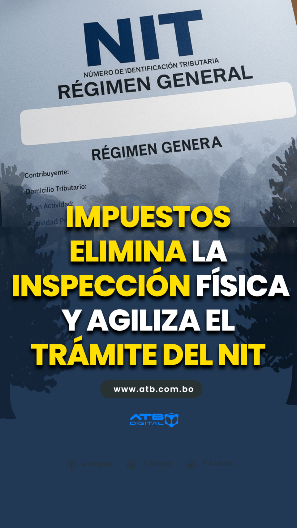 Impuestos elimina la inspección física y agiliza el trámite del NIT