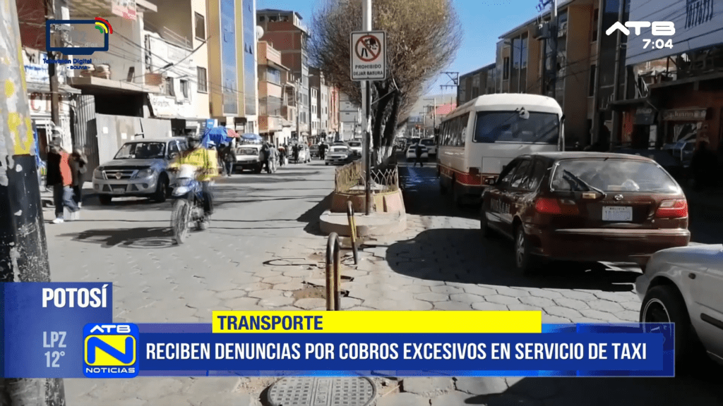 Denuncias por cobros excesivos en taxis de Potosí