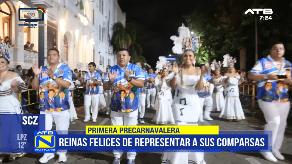 Santa Cruz realizó su primera precarnavalera