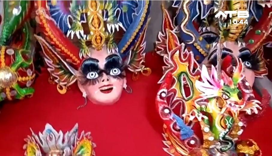 Caretas de la Diablada: el símbolo cultural que hace trabajar a contrarreloj a los artesanos orureños