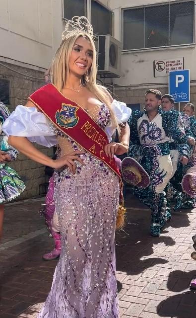 Gabriela Durán, Predilecta del Carnaval de Oruro 2026, invita al "el mejor carnaval del mundo"