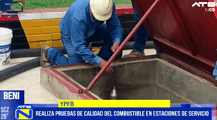 YPFB verifica calidad y volumen de combustibles