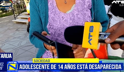 Buscan a adolescente de 14 años reportada como desaparecida en Tarija