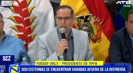 YPFB aclara que son 300 cisternas varadas en Palmasola