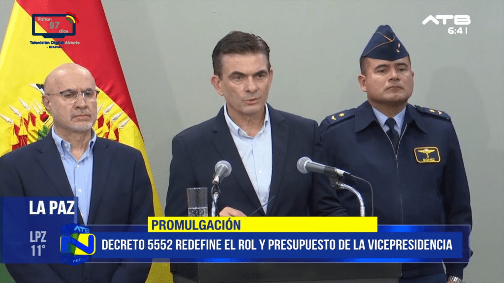 Decreto 5552 reestructura la Vicepresidencia y redefine funciones