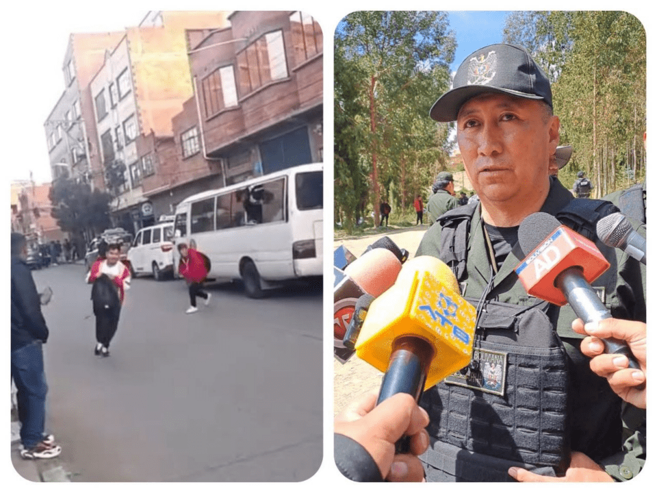 Jóvenes escapan por la ventana de un minibús: Policía aclara que el video podría ser antiguo