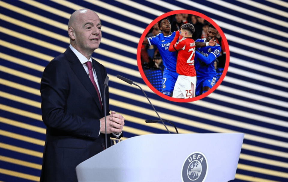 "No hay lugar para el racismo en nuestro deporte": el mensaje del presidente de la FIFA en el escándalo de supuesto racismo contra Vinícius
