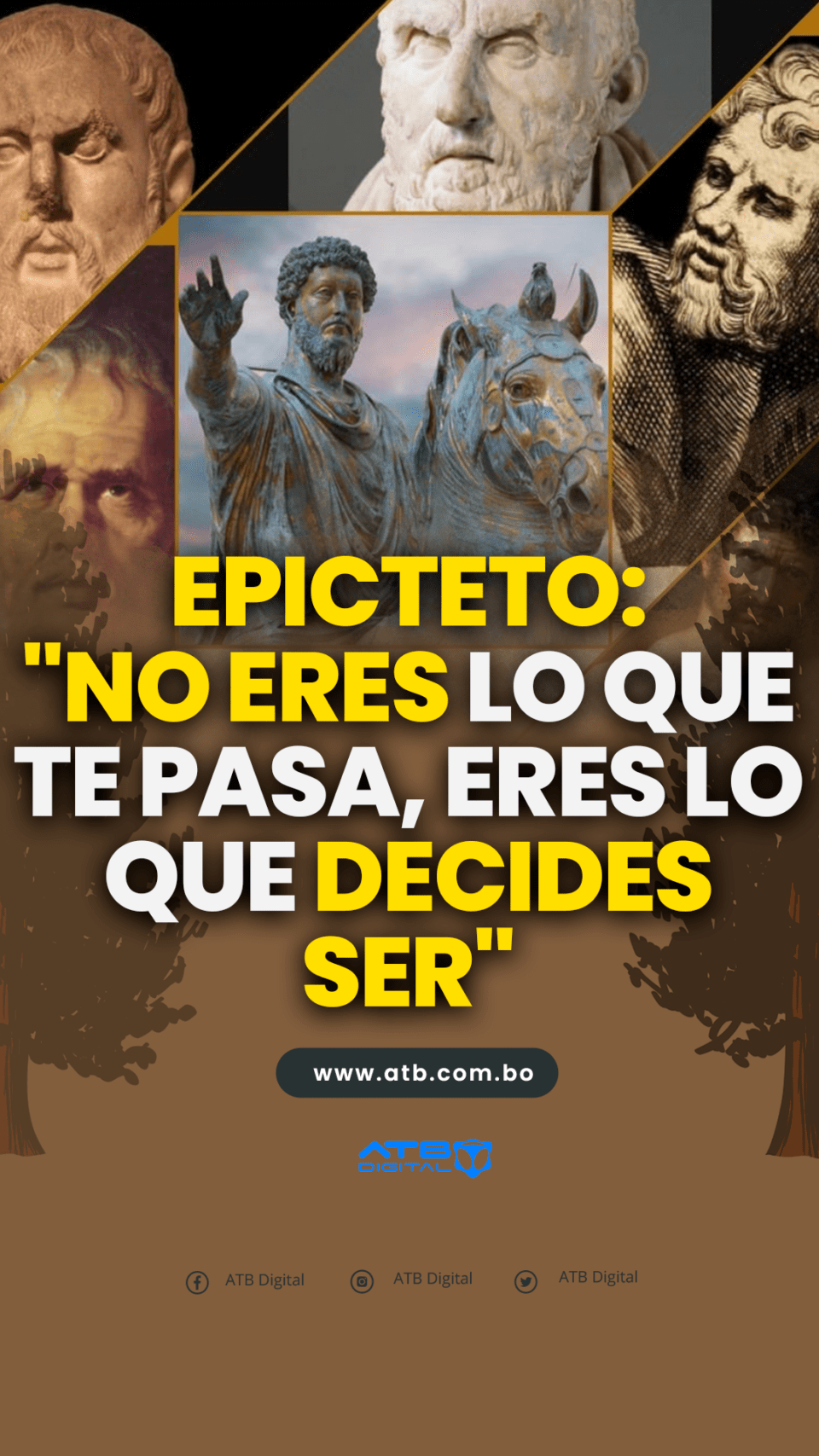 Epicteto: "No eres lo que te pasa, eres lo que decides ser"