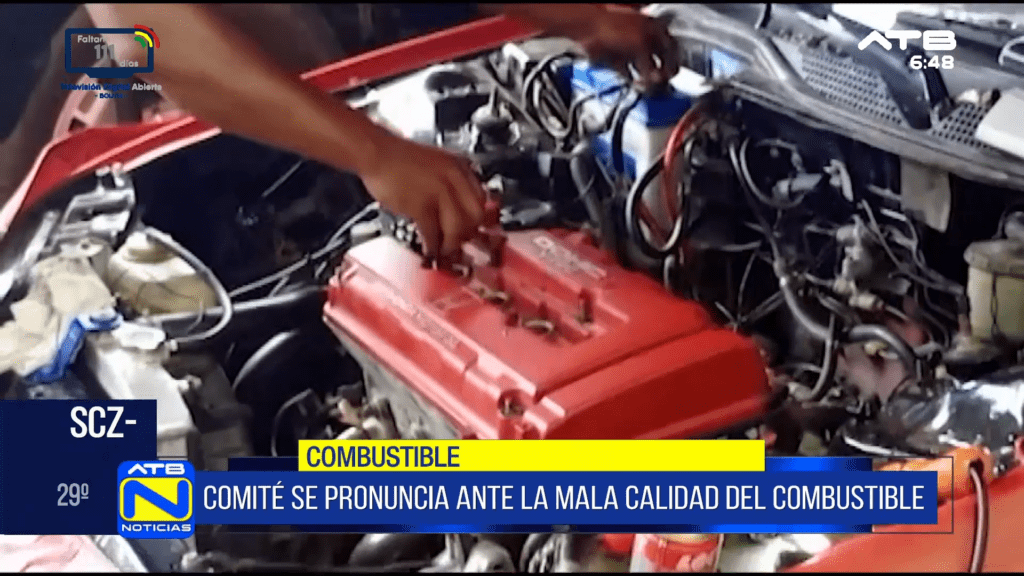 Comité Pro Santa Cruz anuncia reunión con YPFB por gasolina de mala calidad